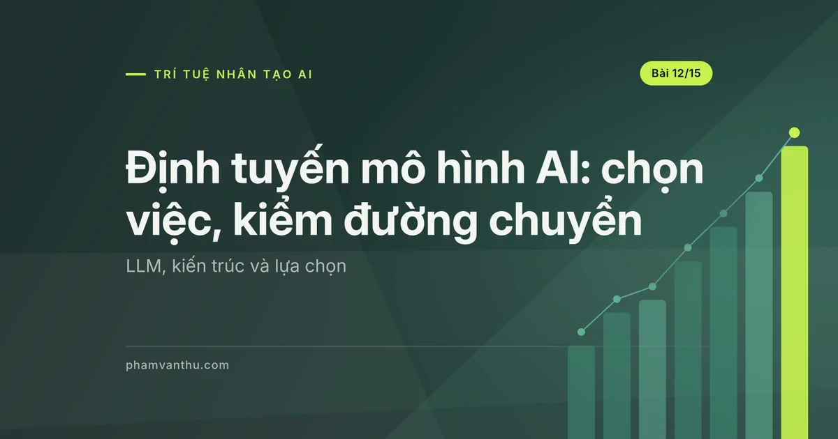Định tuyến mô hình AI: chọn theo việc, kiểm đường chuyển