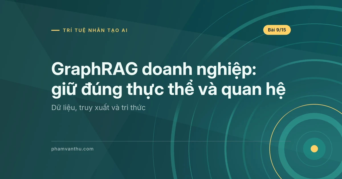 GraphRAG doanh nghiệp: giữ đúng thực thể và quan hệ