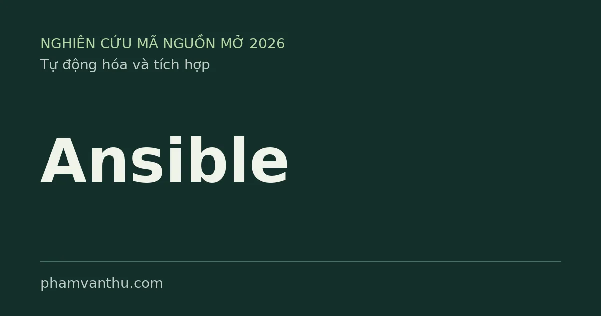 Hình đại diện Ansible — tự động hóa quy trình mã nguồn mở