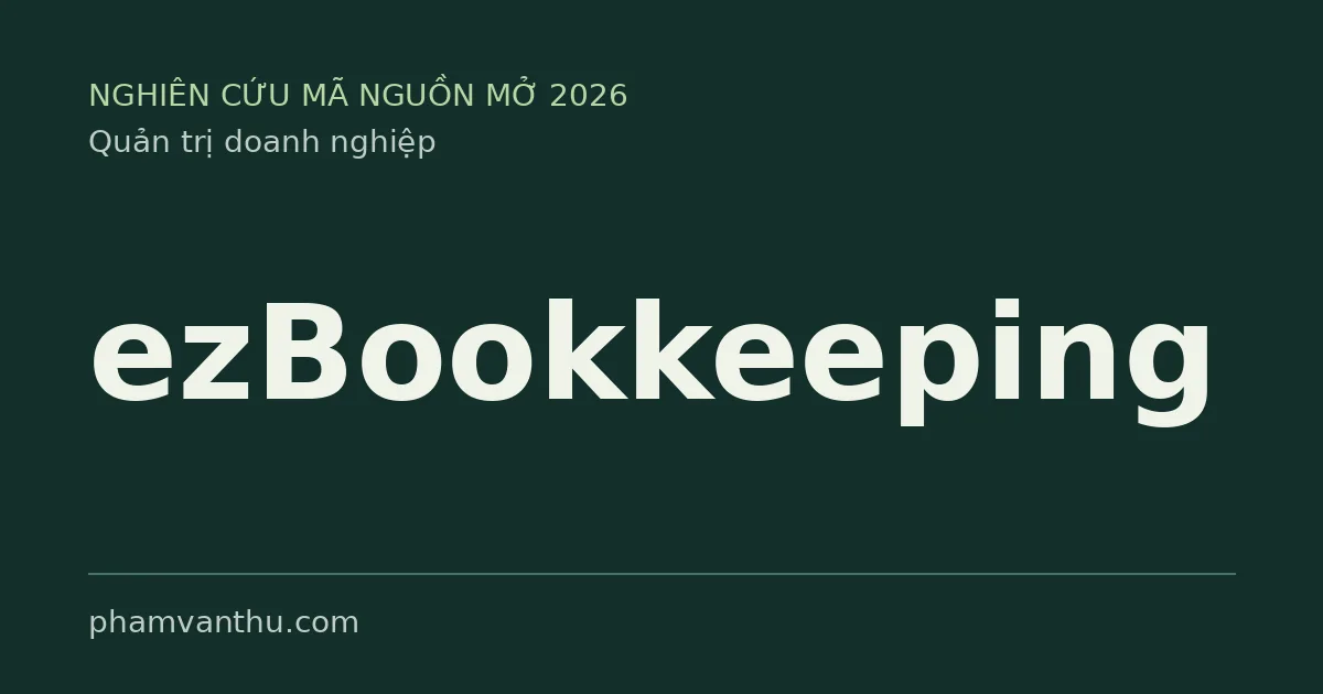 Hình đại diện ezBookkeeping — phần mềm quản trị doanh nghiệp mã nguồn mở