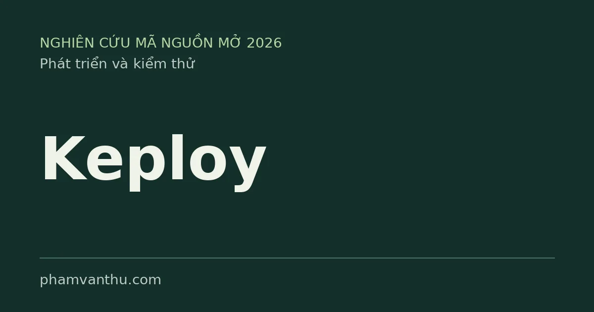Hình đại diện Keploy — công cụ lập trình và kiểm thử mã nguồn mở
