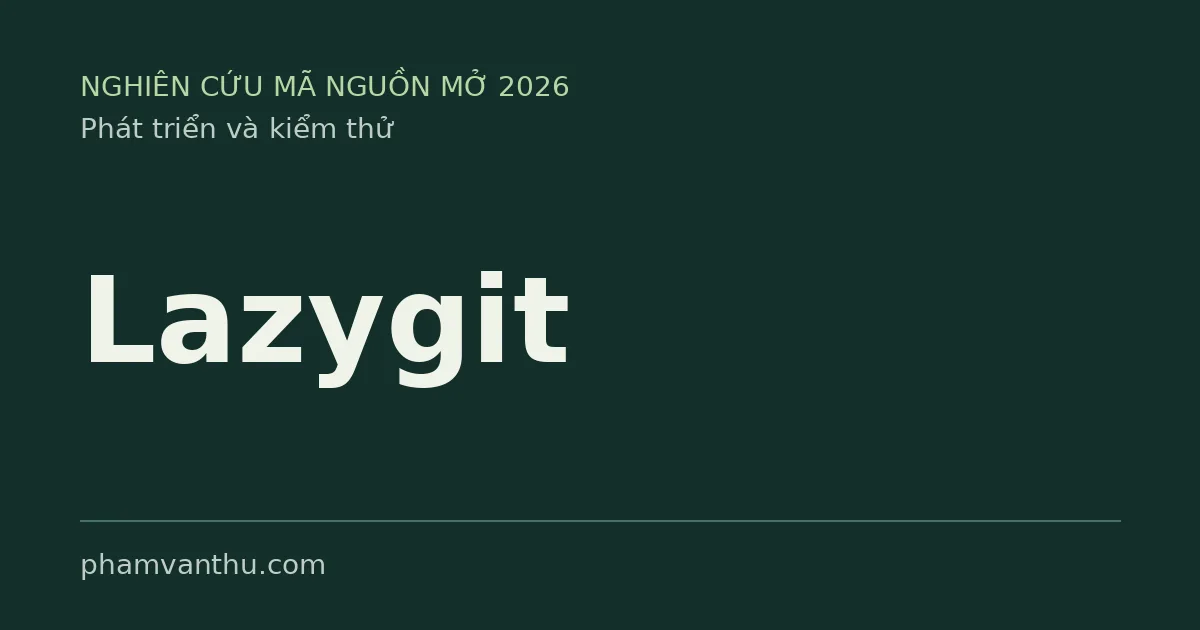 Hình đại diện Lazygit — công cụ lập trình và kiểm thử mã nguồn mở