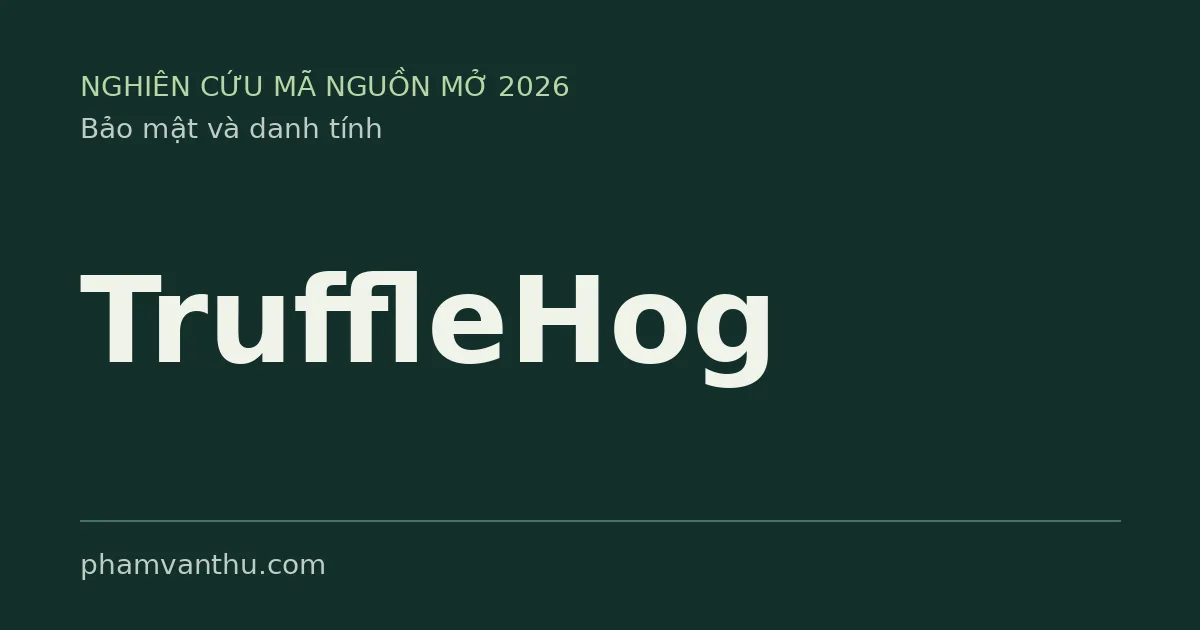 Hình đại diện TruffleHog — bảo mật và quản lý danh tính mã nguồn mở