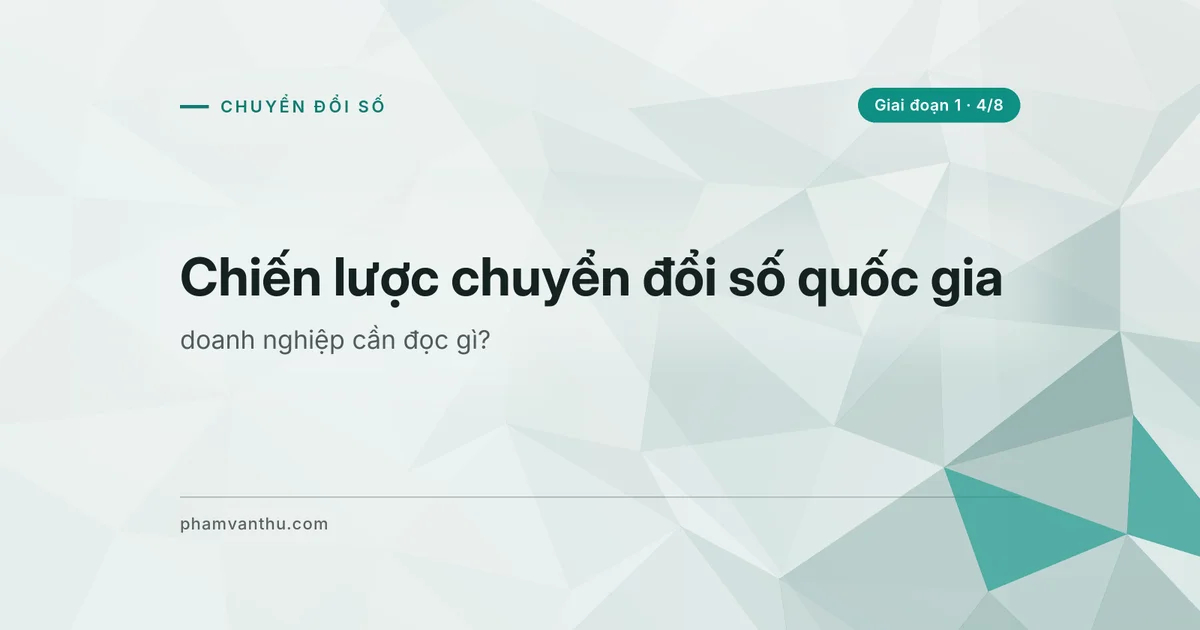 Ảnh bìa bài: Chiến lược chuyển đổi số quốc gia