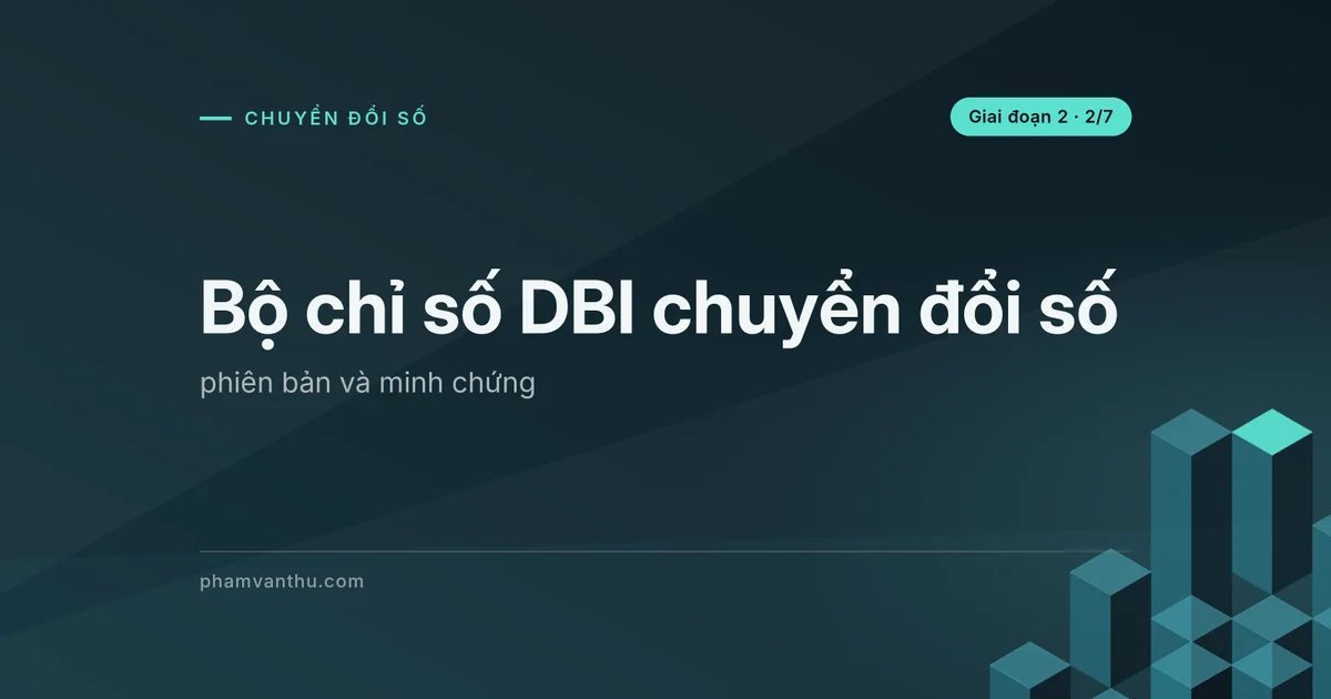 Ảnh bìa bài: Bộ chỉ số DBI chuyển đổi số