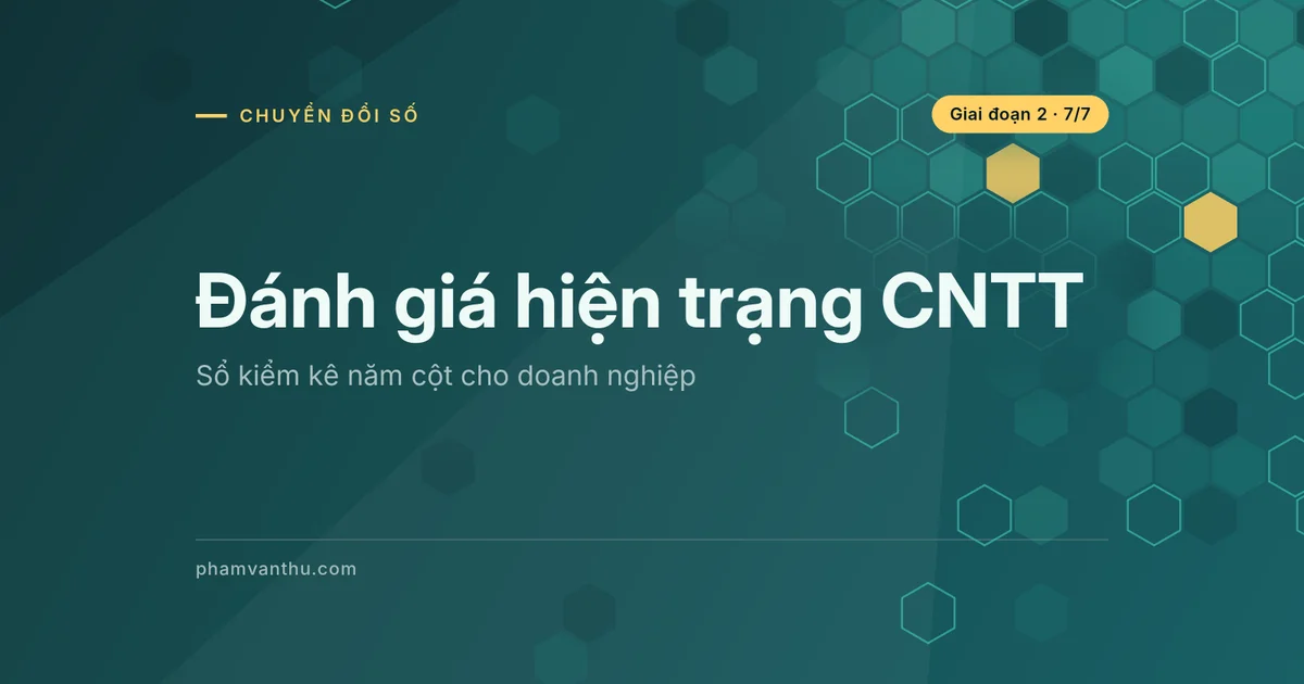 Ảnh bìa bài: Đánh giá hiện trạng CNTT