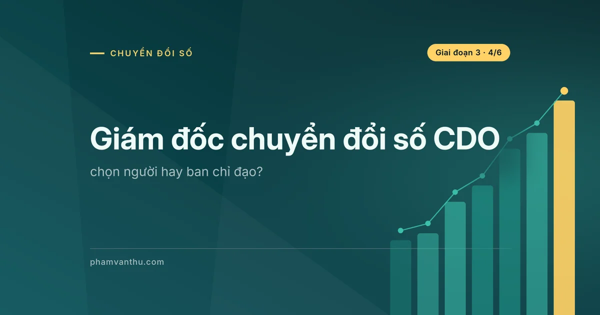 Ảnh bìa bài: Giám đốc chuyển đổi số CDO