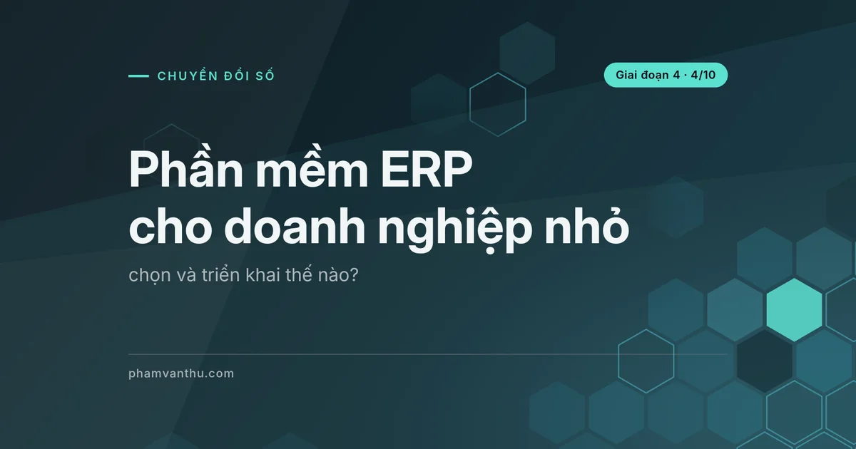 Ảnh bìa bài: Phần mềm ERP cho doanh nghiệp nhỏ