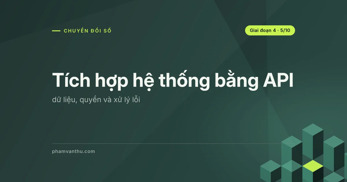 Ảnh bìa bài: Tích hợp hệ thống bằng API