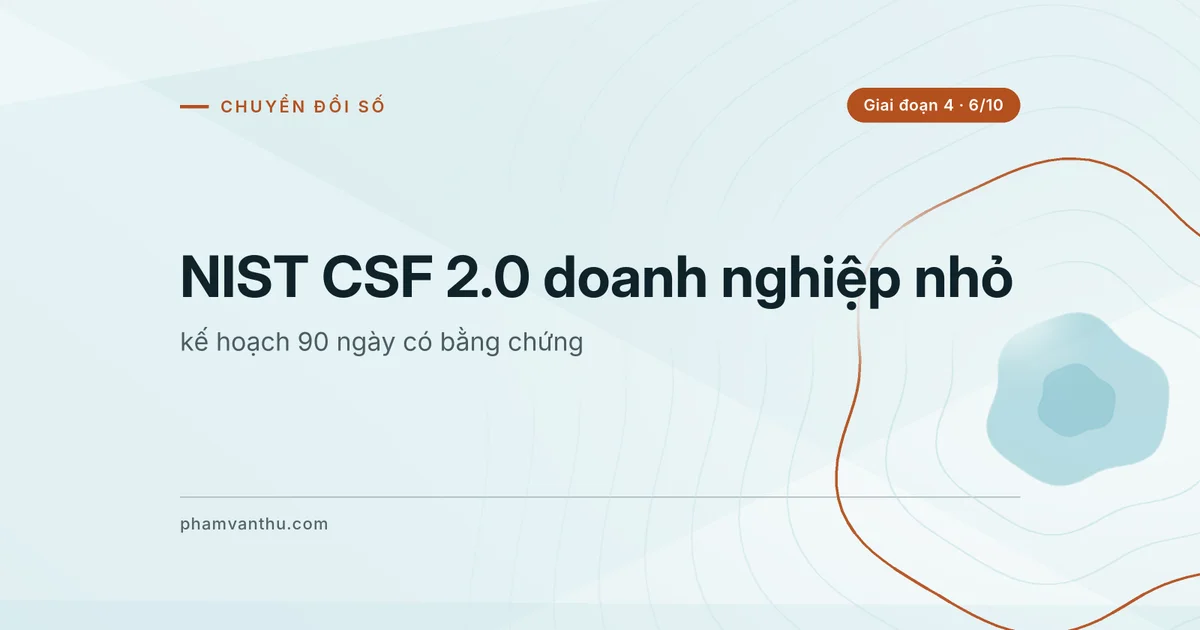 Ảnh bìa bài: NIST CSF 2.0 doanh nghiệp nhỏ