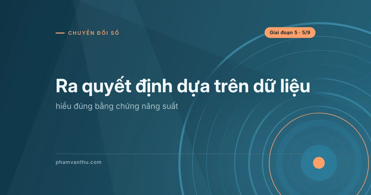 Ảnh bìa bài: Ra quyết định dựa trên dữ liệu
