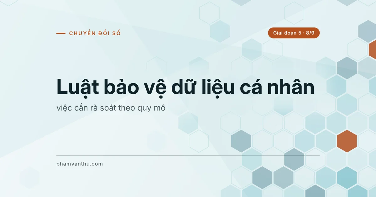 Ảnh bìa bài: Luật bảo vệ dữ liệu cá nhân