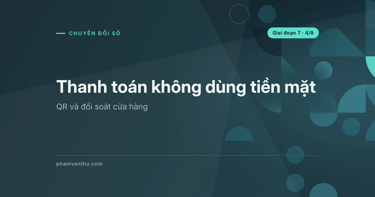 Ảnh bìa bài: Thanh toán không dùng tiền mặt