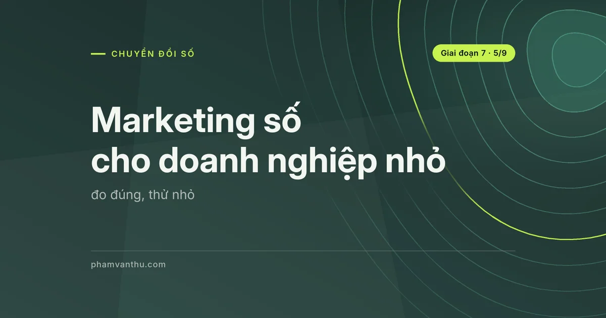 Ảnh bìa bài: Marketing số cho doanh nghiệp nhỏ