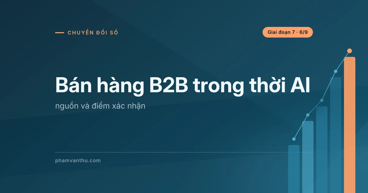 Ảnh bìa bài: Bán hàng B2B trong thời AI