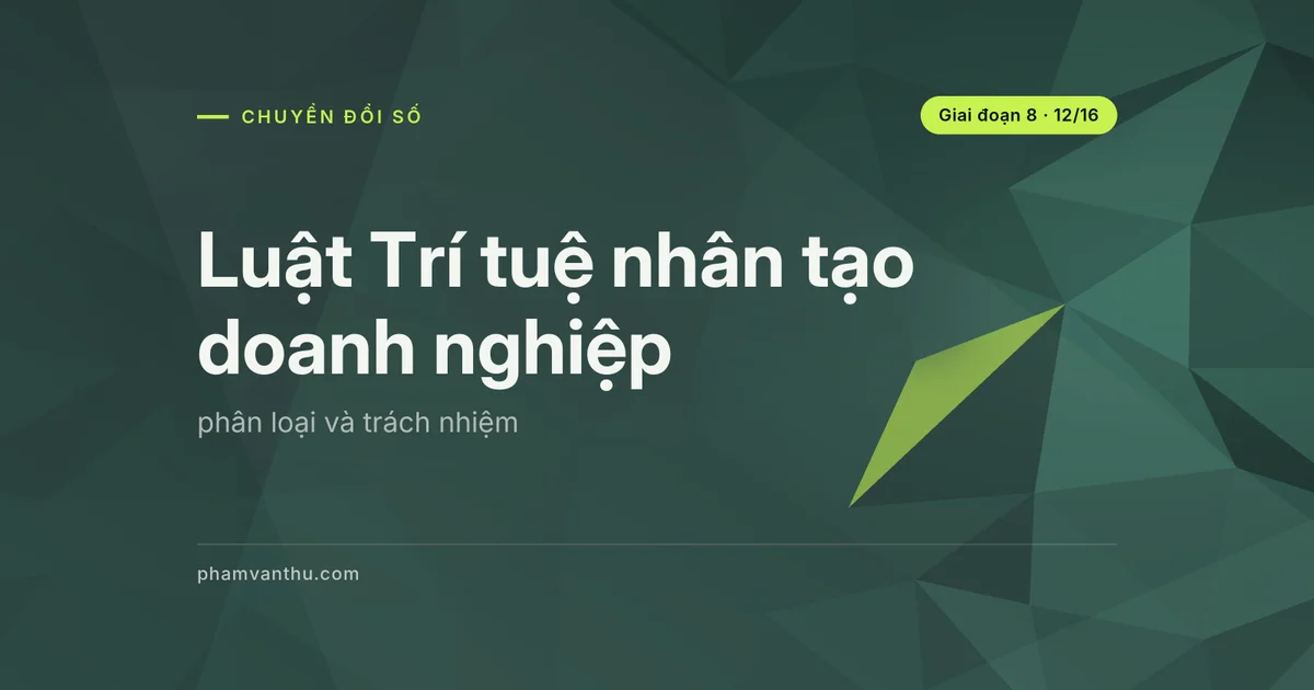 Ảnh bìa bài: Luật Trí tuệ nhân tạo doanh nghiệp