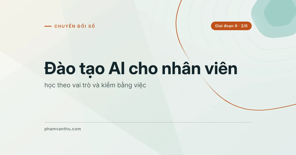 Ảnh bìa bài: Đào tạo AI cho nhân viên