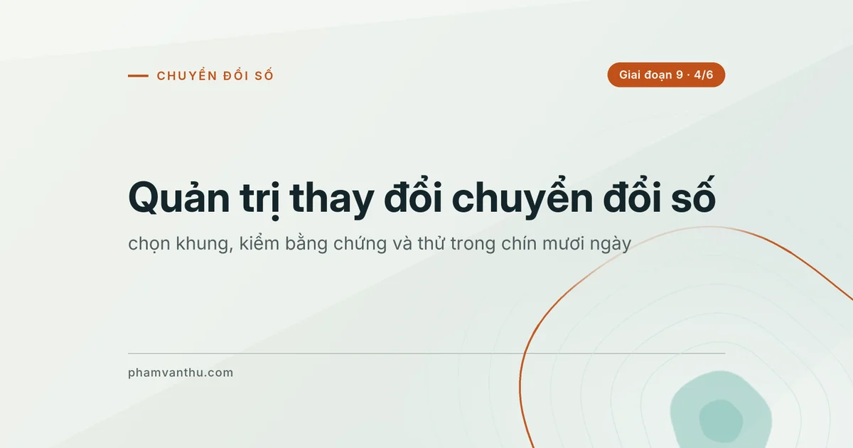 Ảnh bìa bài: Quản trị thay đổi chuyển đổi số