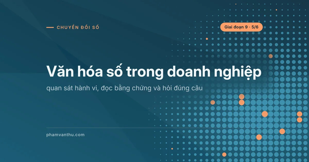 Ảnh bìa bài: Văn hóa số trong doanh nghiệp