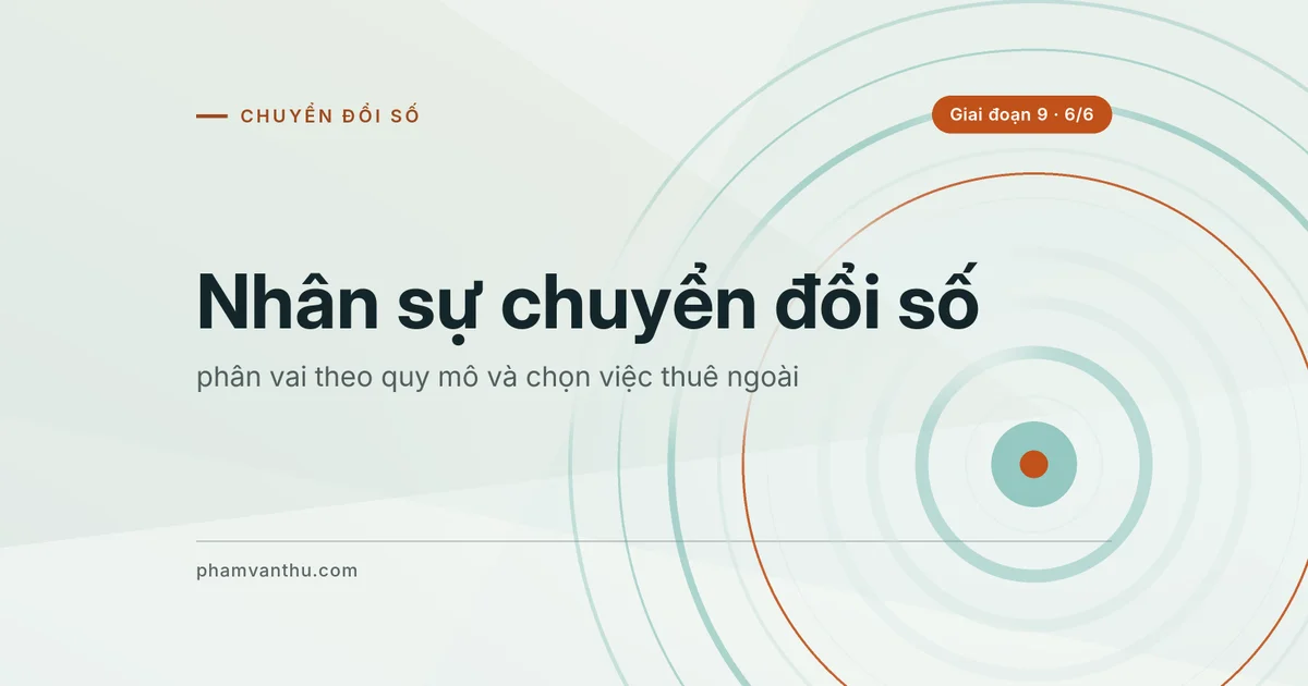 Ảnh bìa bài: Nhân sự chuyển đổi số