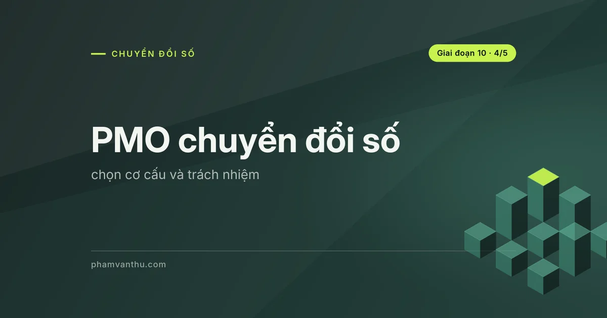 Ảnh bìa bài: PMO chuyển đổi số