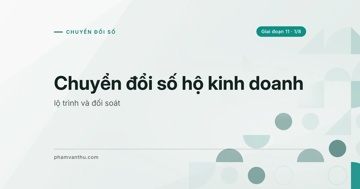 Ảnh bìa bài: Chuyển đổi số hộ kinh doanh