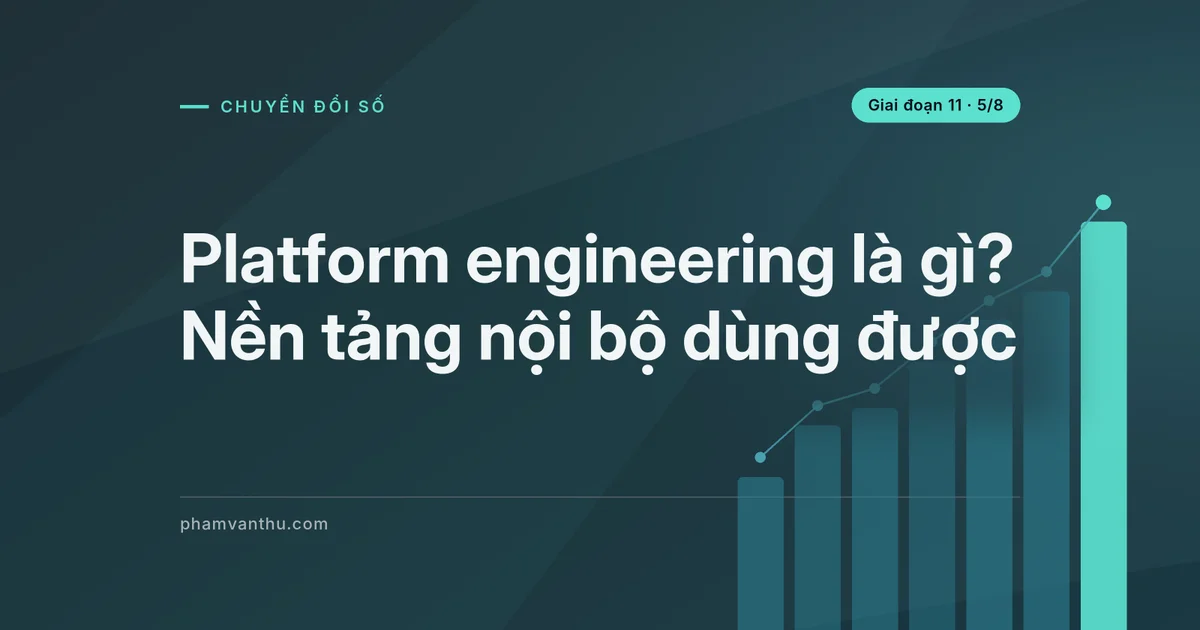 Ảnh bìa bài: Platform engineering là gì? Nền tảng nội bộ dùng được