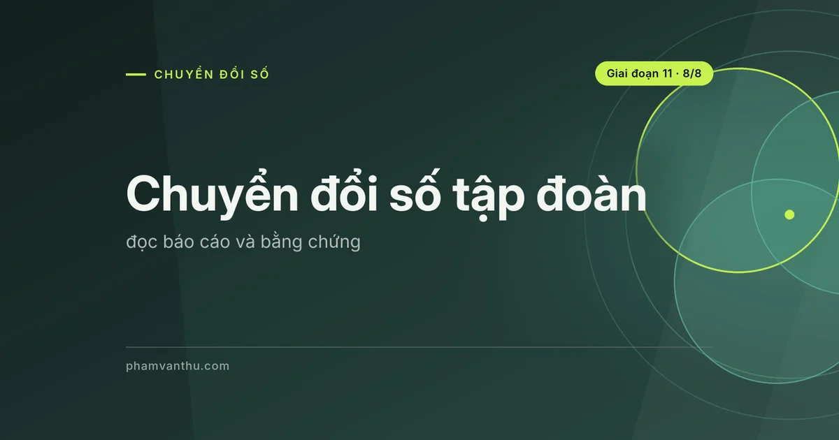 Ảnh bìa bài: Chuyển đổi số tập đoàn