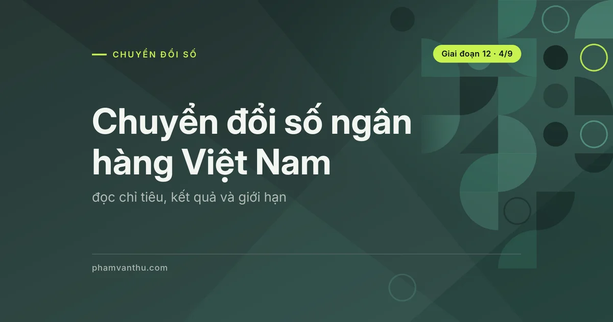 Ảnh bìa bài: Chuyển đổi số ngân hàng Việt Nam