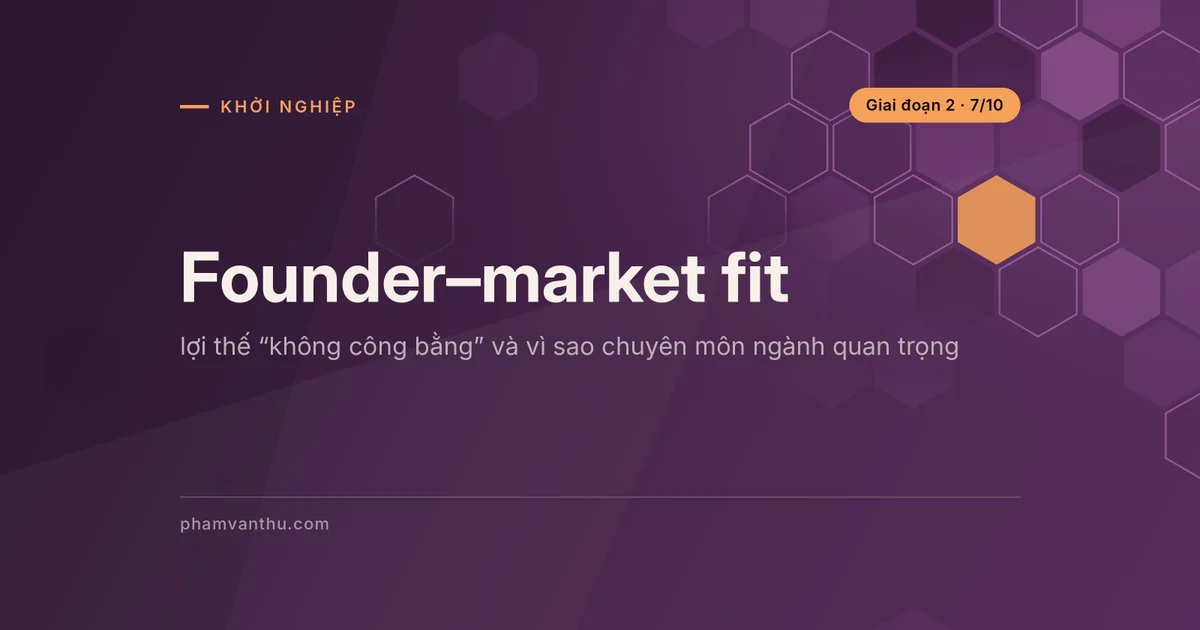 Ảnh bìa bài: Founder–market fit