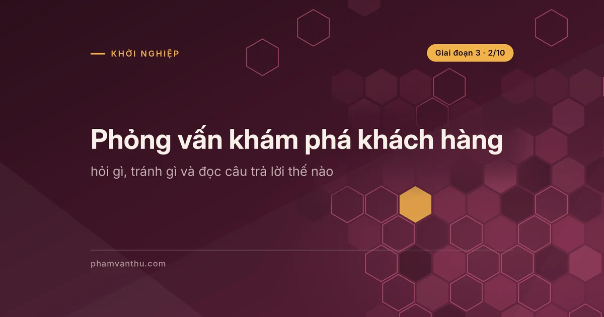 Ảnh bìa bài: Phỏng vấn khám phá khách hàng