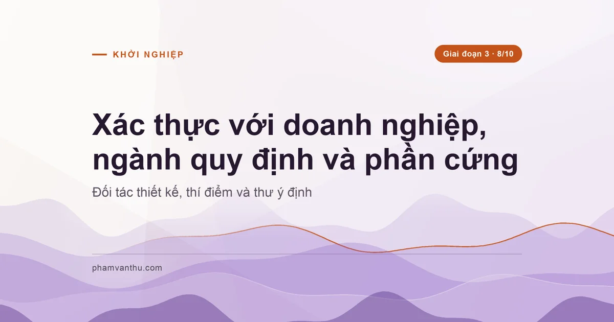 Ảnh bìa bài: Xác thực với doanh nghiệp, ngành quy định và phần cứng