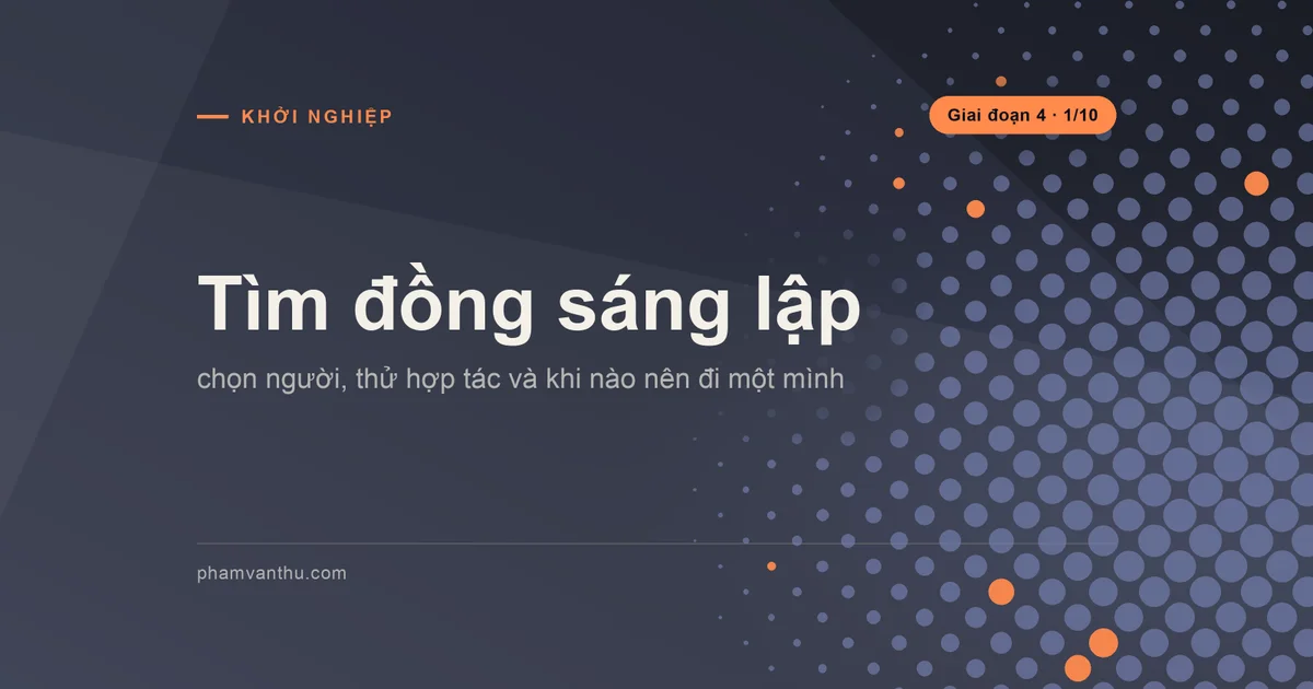 Ảnh bìa bài: Tìm đồng sáng lập