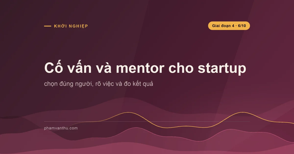 Ảnh bìa bài: Cố vấn và mentor cho startup
