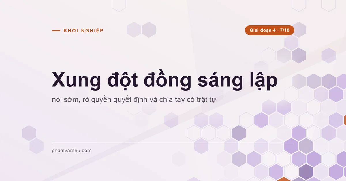 Ảnh bìa bài: Xung đột đồng sáng lập