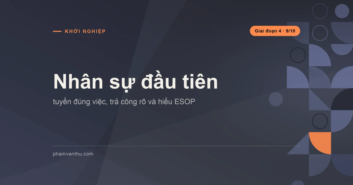 Ảnh bìa bài: Nhân sự đầu tiên