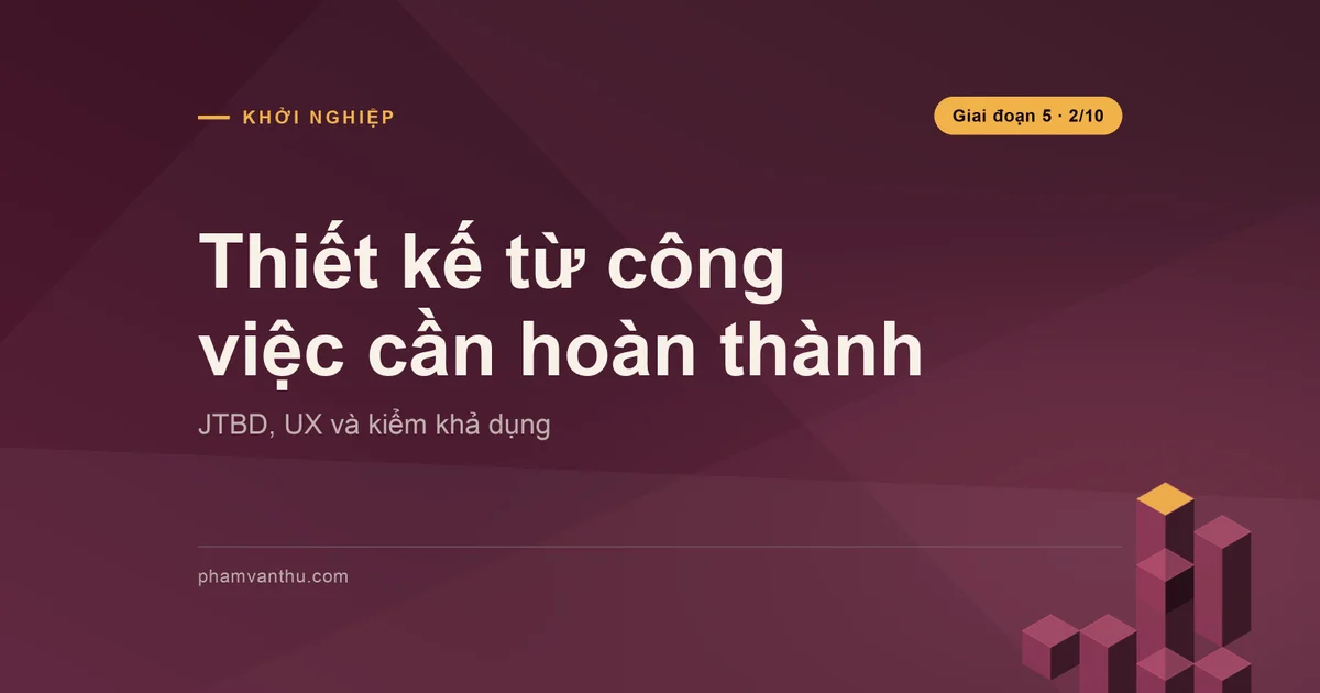 Ảnh bìa bài: Thiết kế từ công việc cần hoàn thành