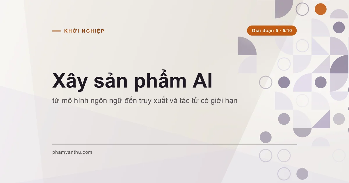 Ảnh bìa bài: Xây sản phẩm AI