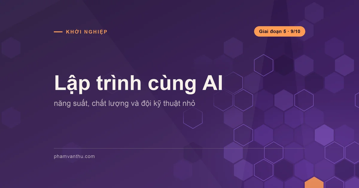 Ảnh bìa bài: Lập trình cùng AI