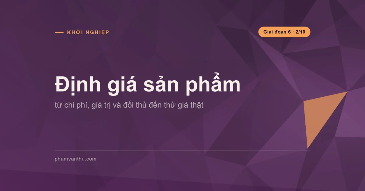 Ảnh bìa bài: Định giá sản phẩm