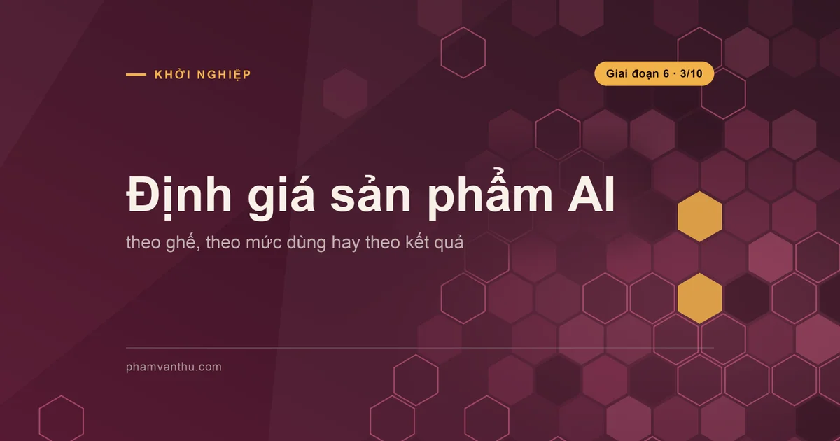 Ảnh bìa bài: Định giá sản phẩm AI