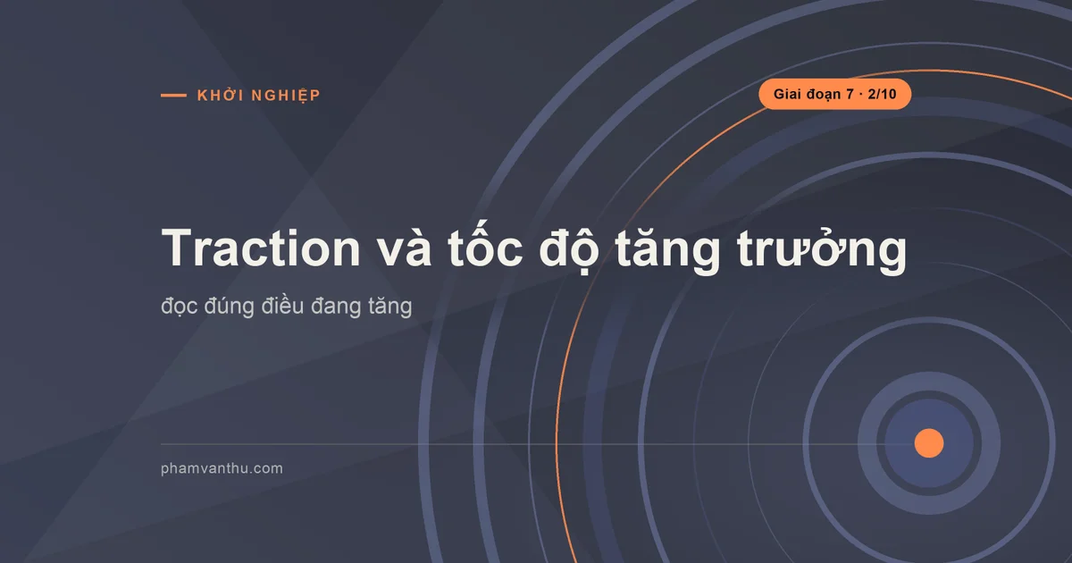 Ảnh bìa bài: Traction và tốc độ tăng trưởng