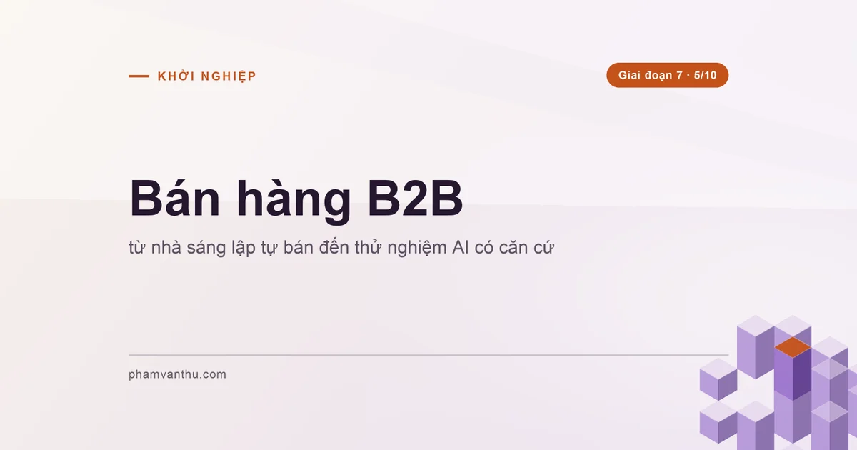 Ảnh bìa bài: Bán hàng B2B