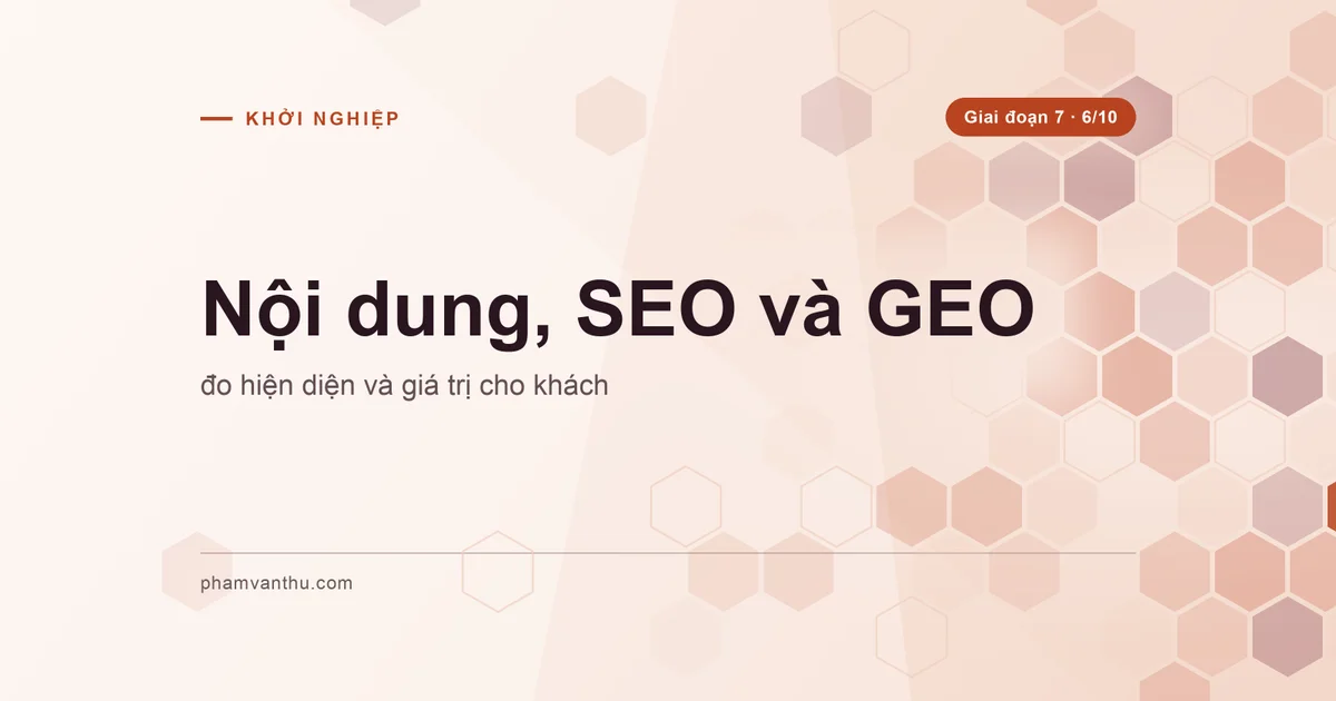 Ảnh bìa bài: Nội dung, SEO và GEO