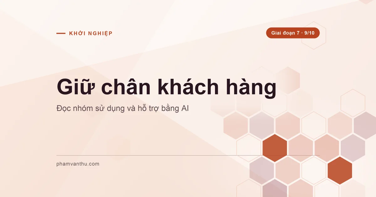 Bìa bài giữ chân khách hàng và hỗ trợ bằng AI