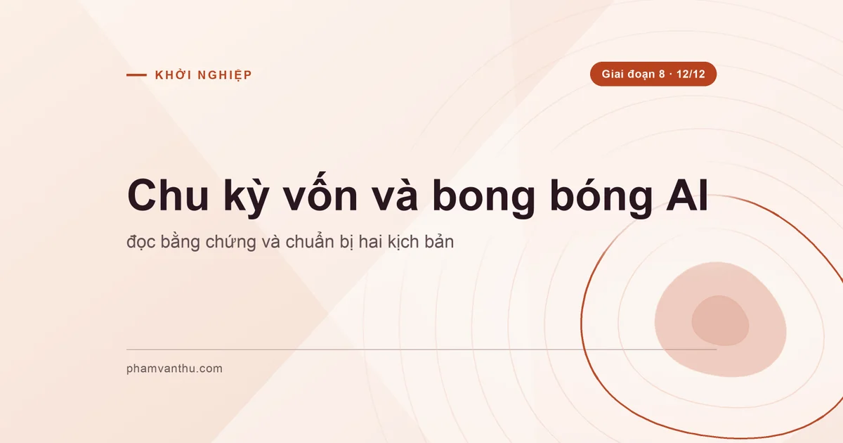 Ảnh bìa bài Chu kỳ vốn và bong bóng AI