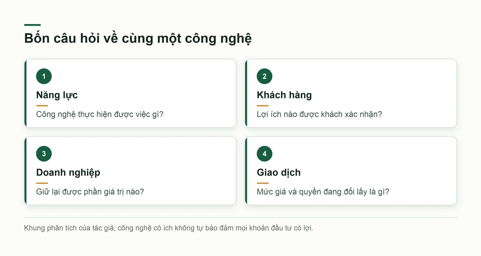 Bốn tầng cần được phân biệt