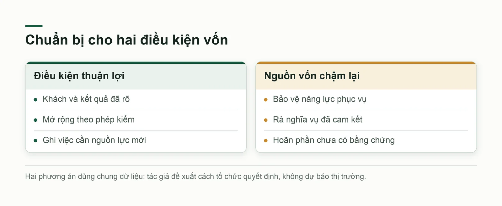 Hai kịch bản chung một bộ bằng chứng