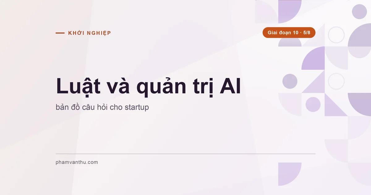 Ảnh bìa bài: Luật và quản trị AI