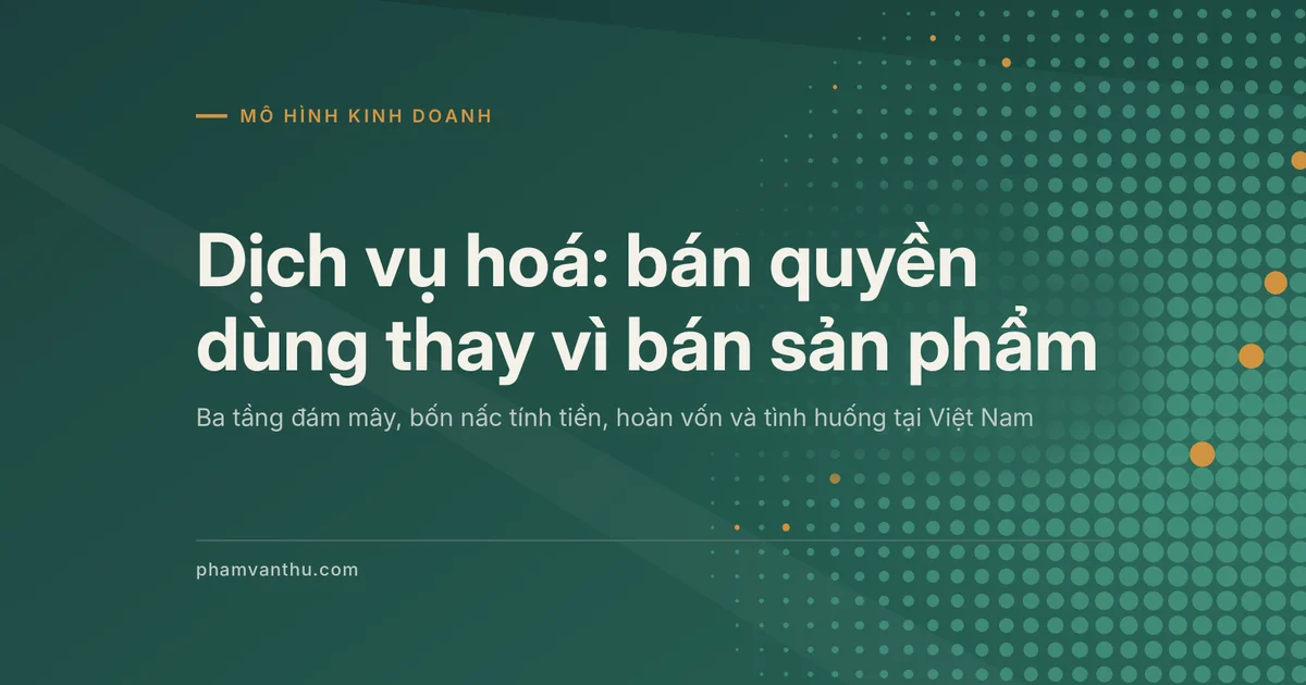 Ảnh đại diện bài Dịch vụ hoá và as-a-Service